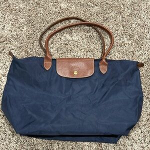 Longchamp Navy Tote